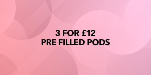 3 For £12 Pre-filled Pods