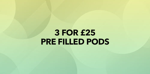 3 For £25 Pre-filled Pods