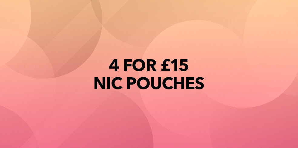 4 Nicotine Pouch Cans for £15