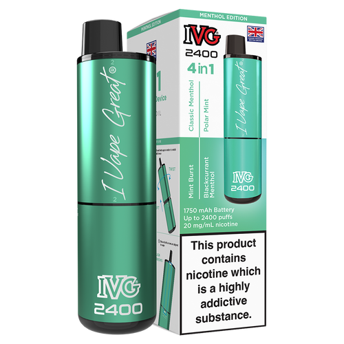 Menthol Edition IVG 2400 Disposable Device