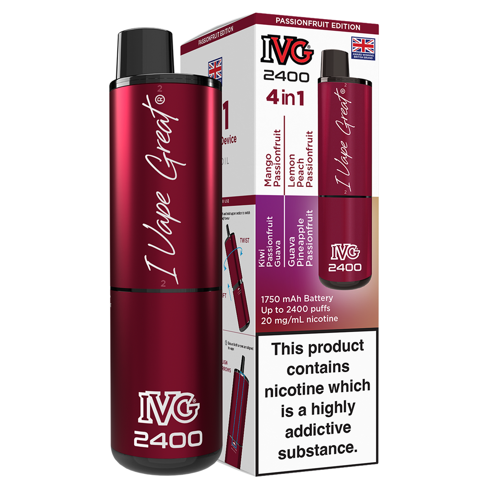 Passionfruit Edition IVG 2400 Disposable Device