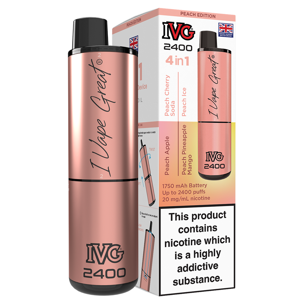 Peach Edition IVG 2400 Disposable Device