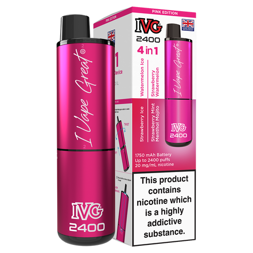 Pink Edition IVG 2400 Disposable Device