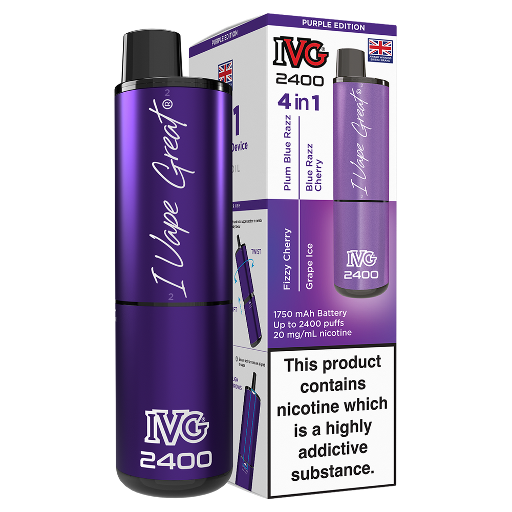 Purple Edition IVG 2400 Disposable Device