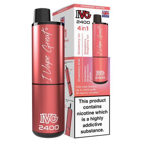 Strawberry Edition IVG 2400 Disposable Device