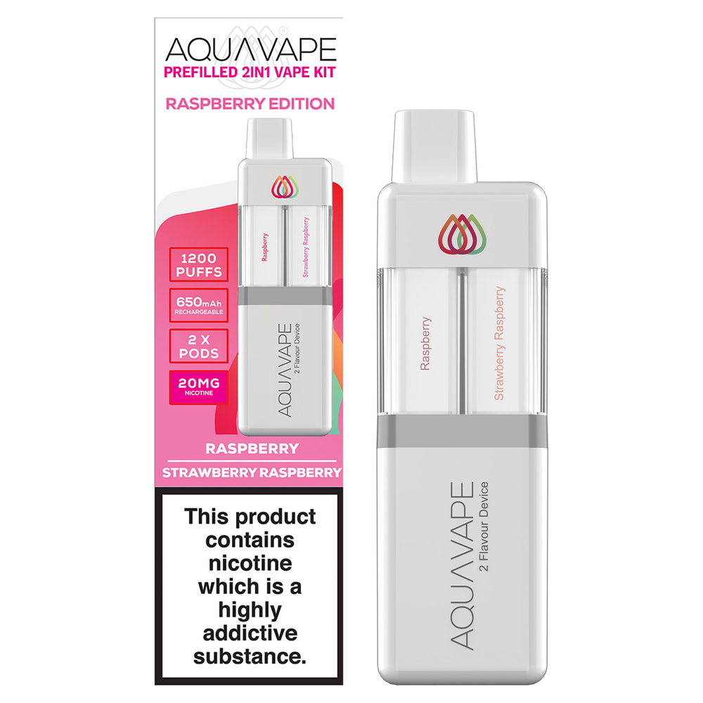 Aquavape 2in1 Vape Kit Raspberry Edition