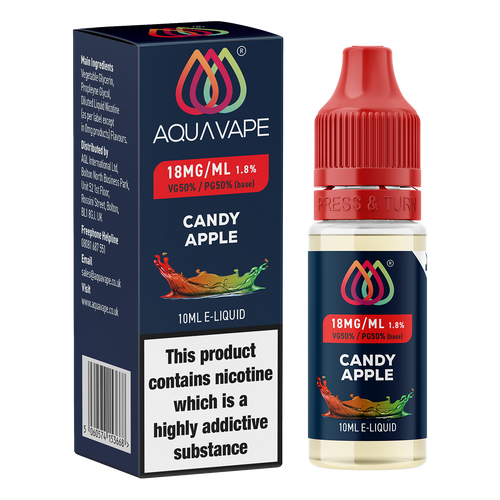 Candy Apple E-Liquid by Aquavape - 10ml 18mg