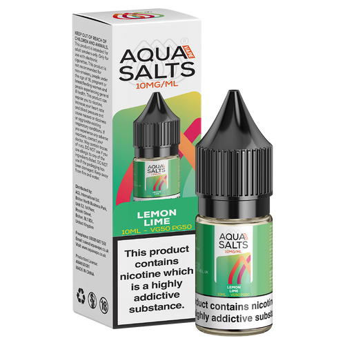 Lemon Lime Nic Salt by Aqua Salts 10ml 10mg