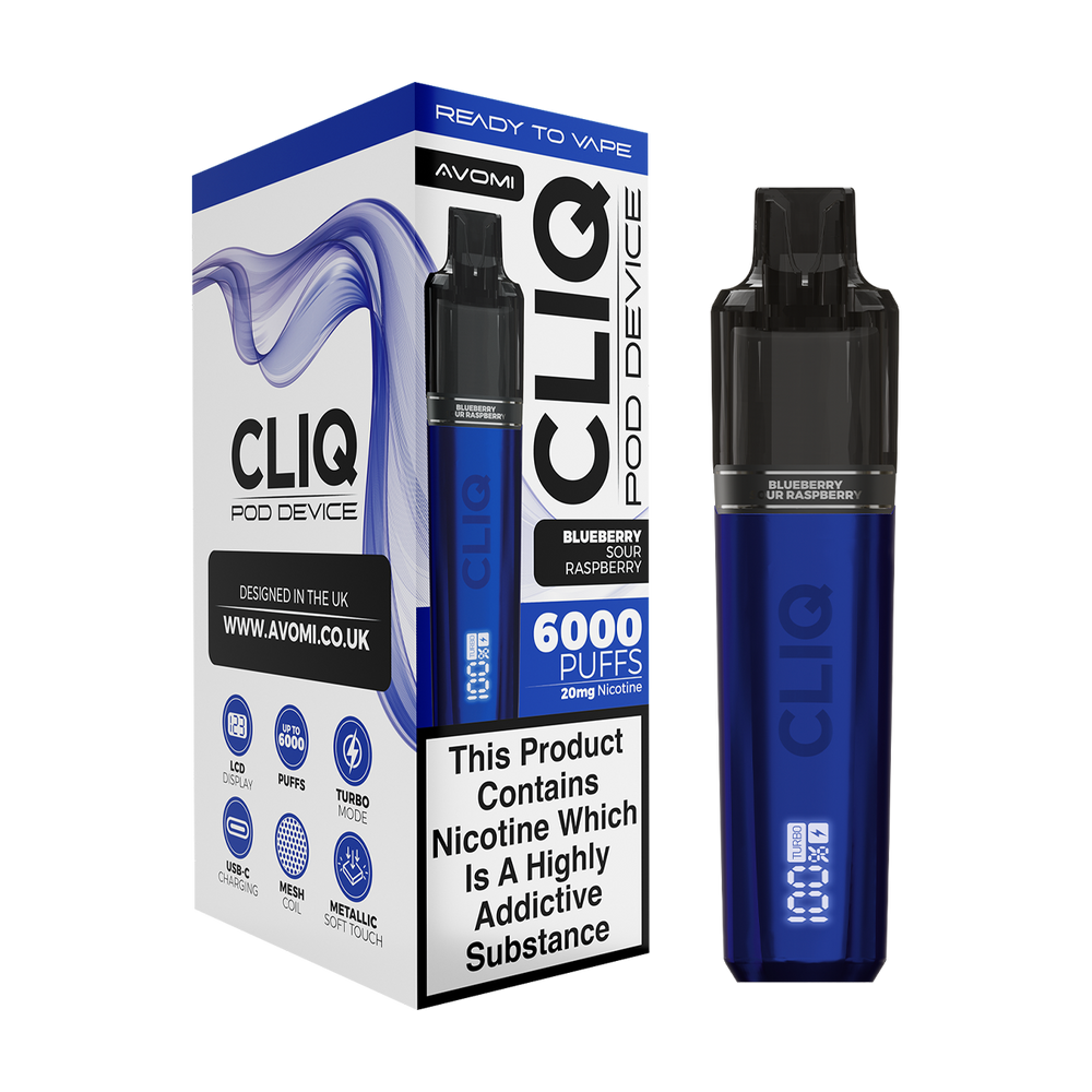 Avomi Cliq 6000 Puff Vape Kit