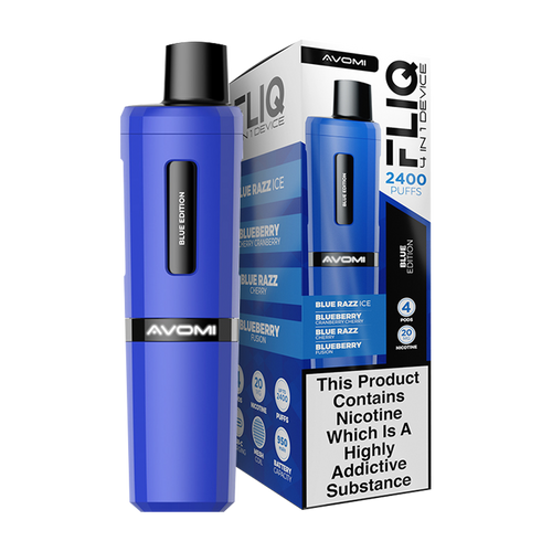 Blue Edition Avomi Fliq 4in1 Vape Kit