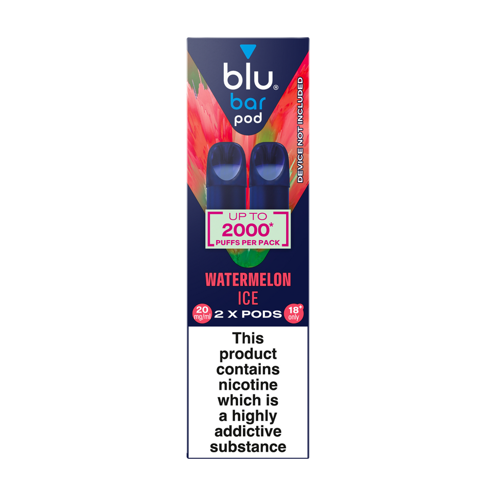 blu bar pod watermelon ice