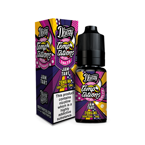 doozy temptations jam tart nic salt 10ml