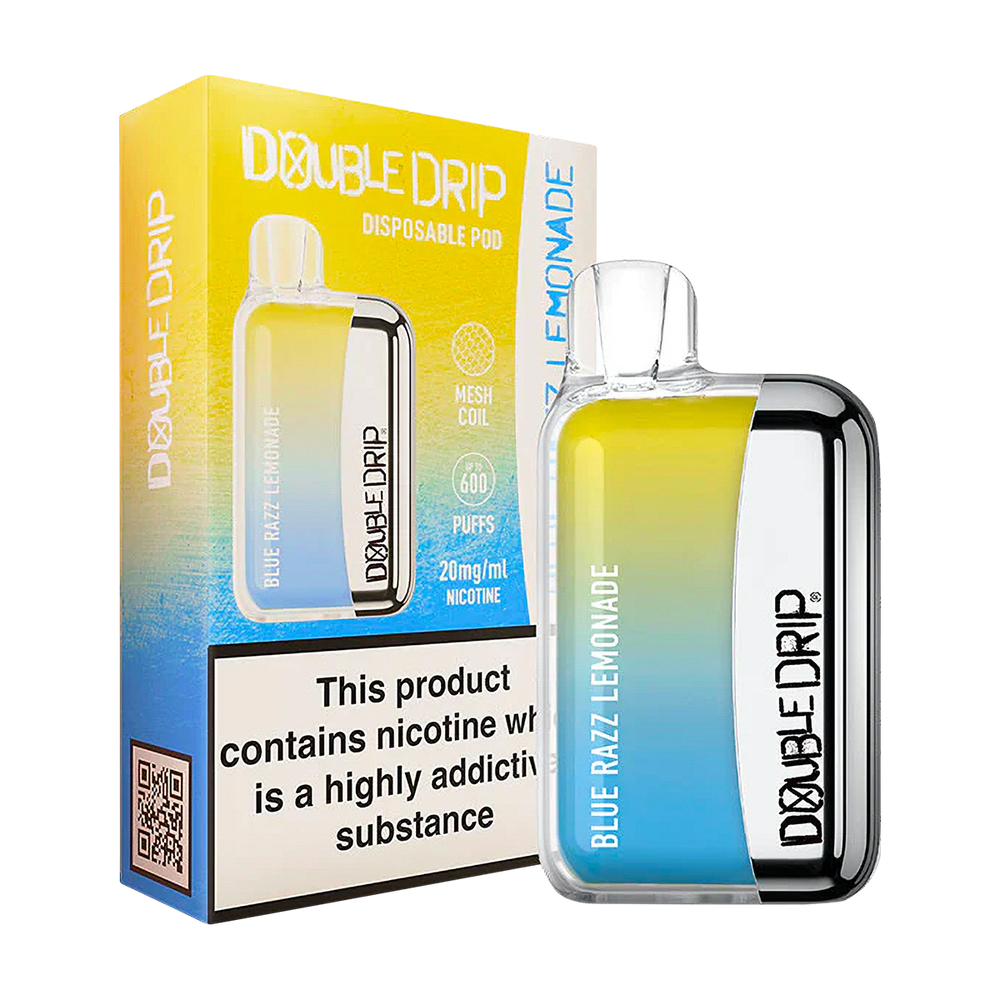 Blue Razz Lemonade Double Drip Disposable Vape