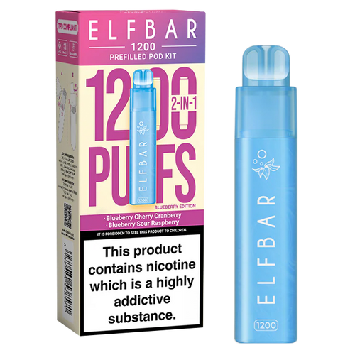 Blueberry Edition Elf Bar 1200 Pod Kit