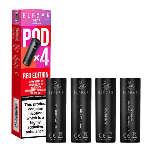 Red Edition Elfbar 4in1 Pods