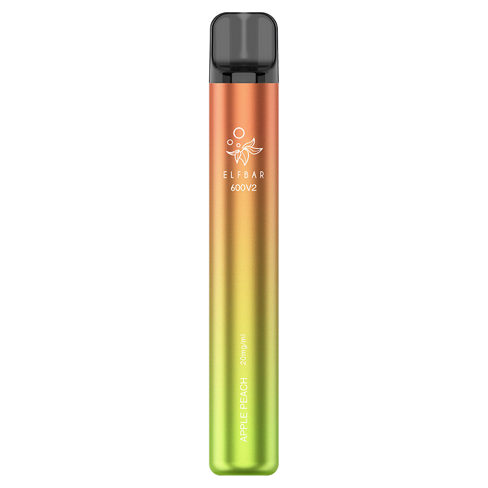 Apple Peach Elf Bar 600 V2 Disposable Device