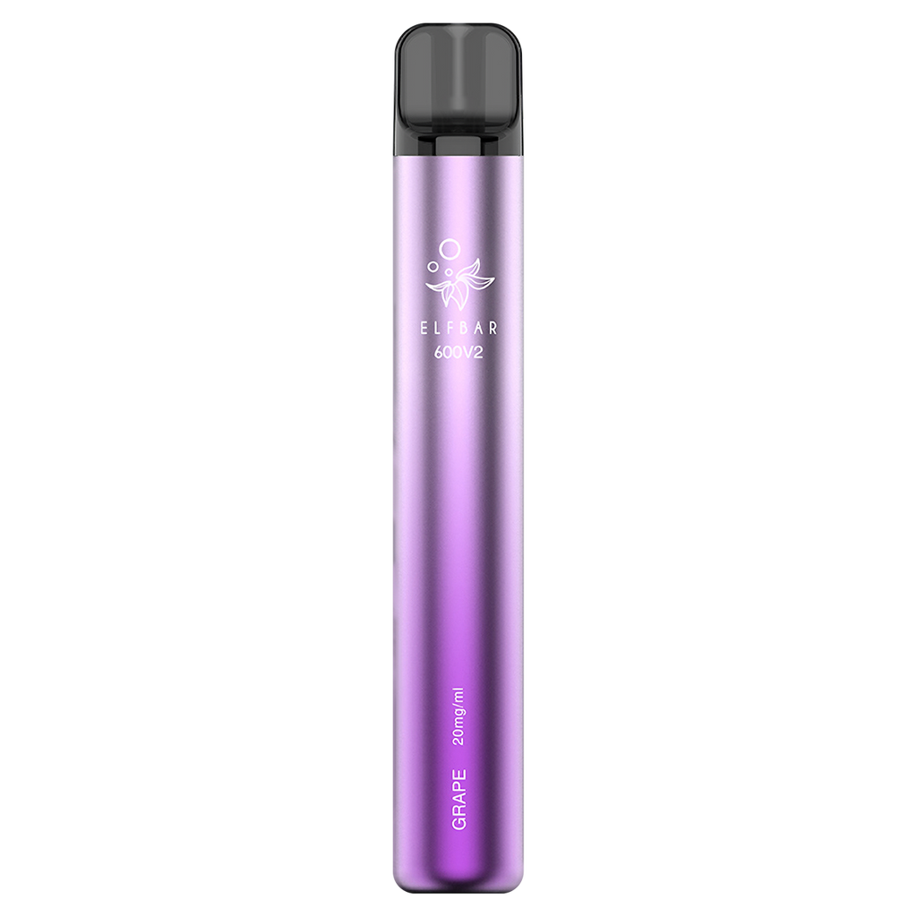 Grape Elf Bar 600 V2 Disposable Device | 5 For £20