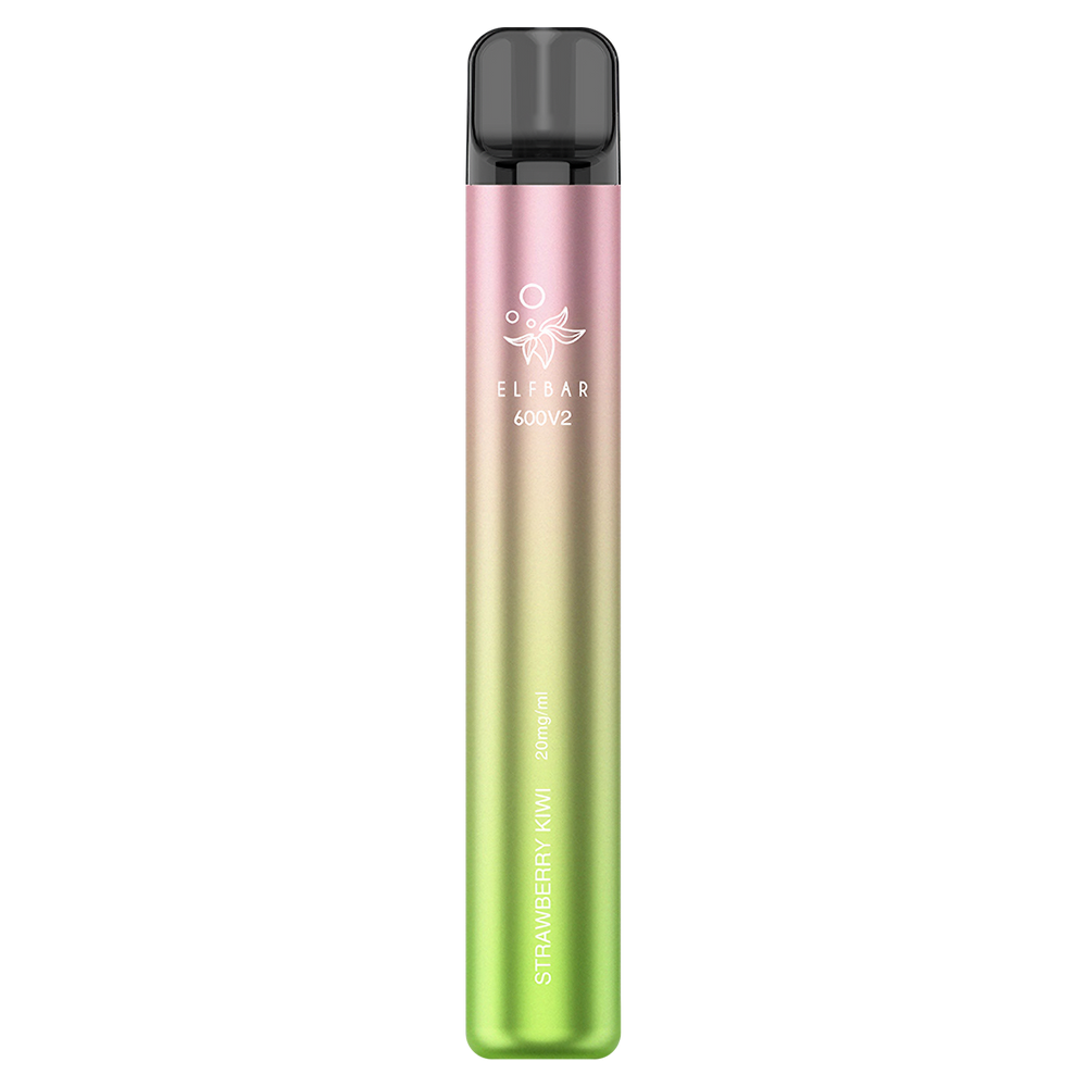 Strawberry Kiwi Elf Bar 600 V2 Disposable Device