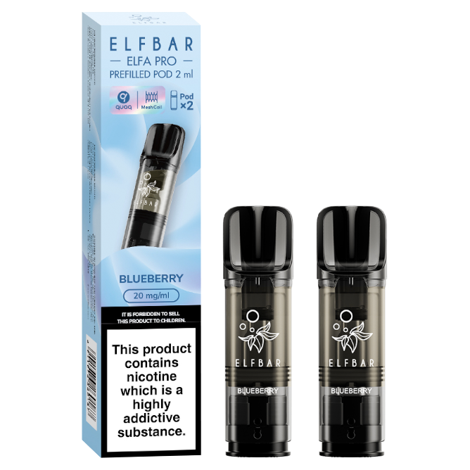 Blueberry Elf Bar Elfa Pro Pods