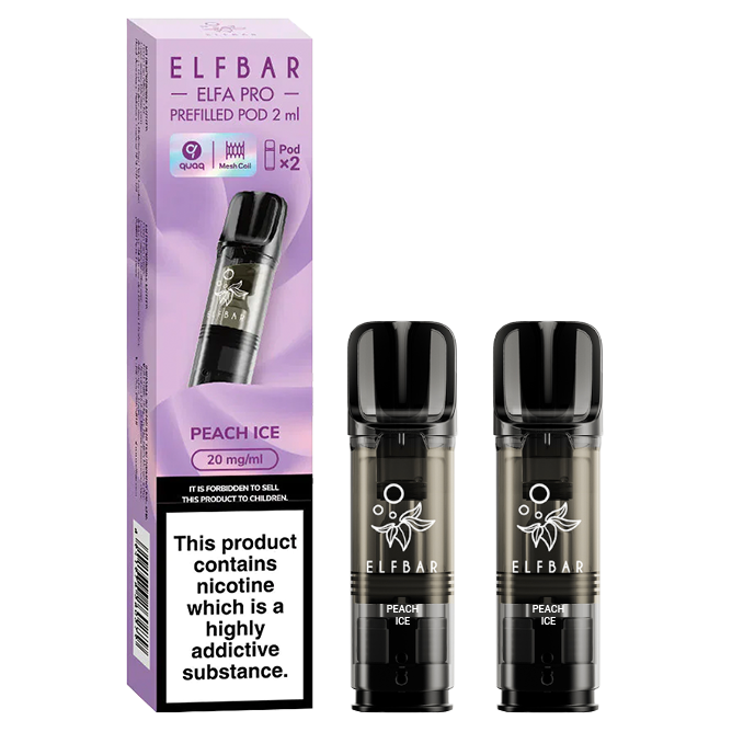 Peach Ice Elfbar Elfa Pro Pods