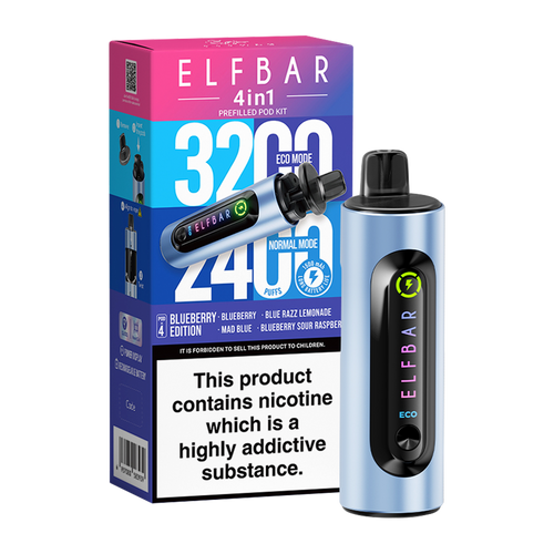 Blueberry Edition Elfbar 4in1 Vape Kit