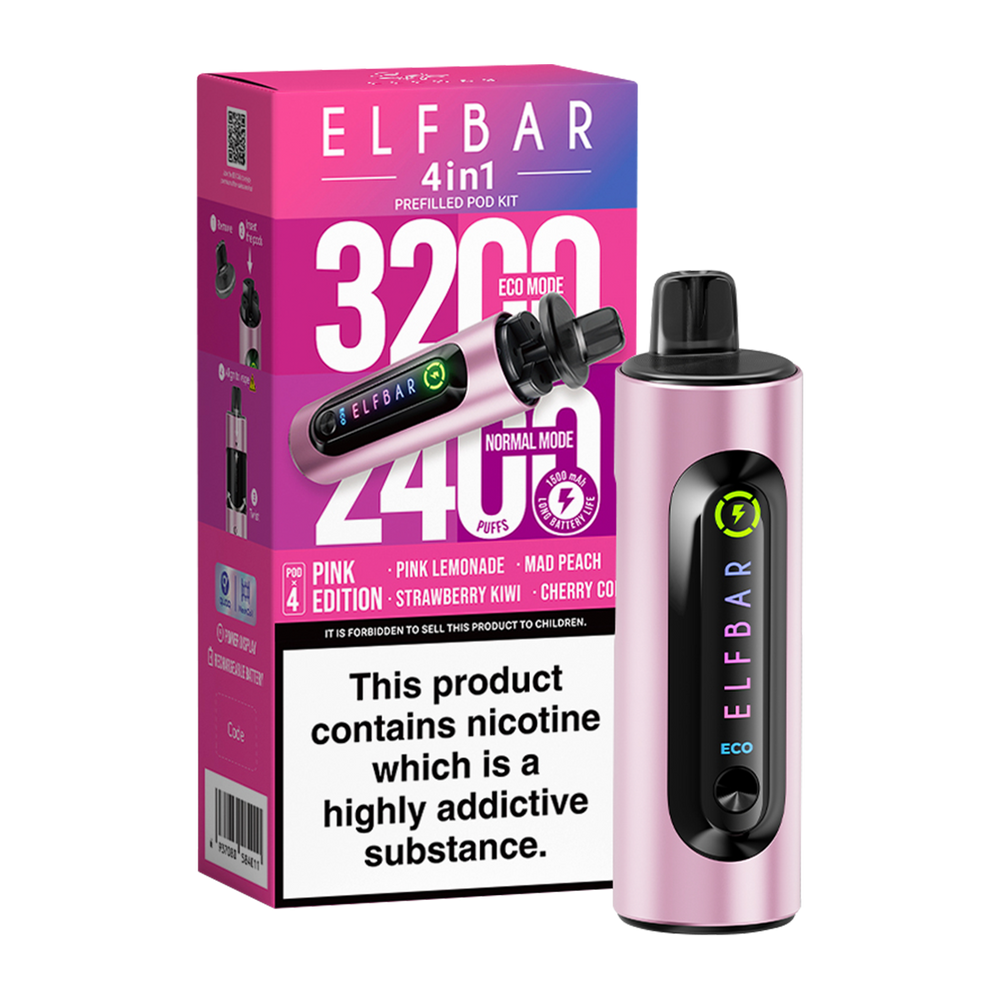 Pink Edition Elfbar 4in1 Vape Kit