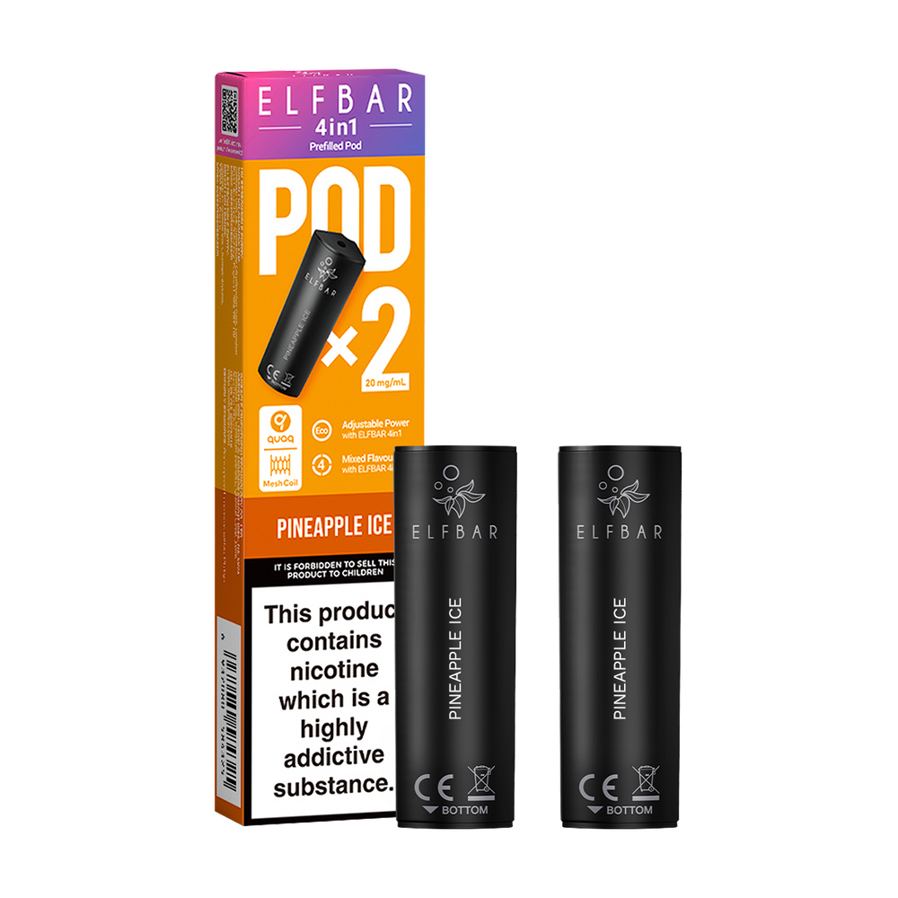 Pineapple Ice Elfbar 4in1 Pods x2