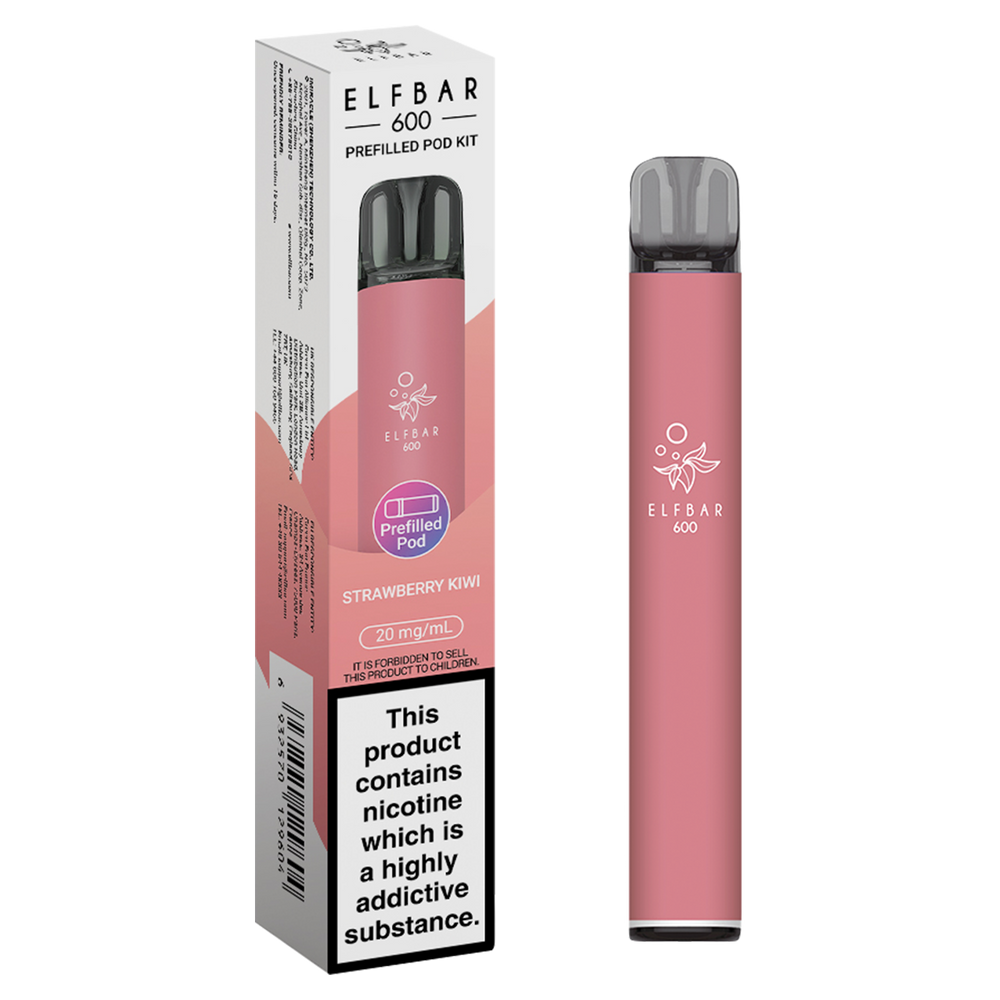 elfbar 600 prefilled pod kit strawberry kiwi