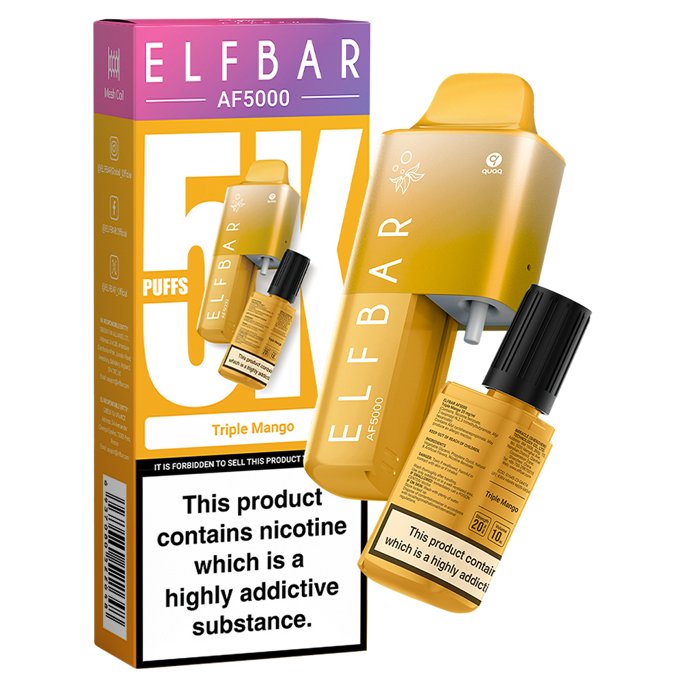 Triple Mango Elfbar AF5000 Disposable Vape