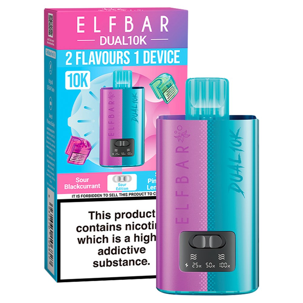 Elfbar Dual 10k Vape Kit Sour Edition