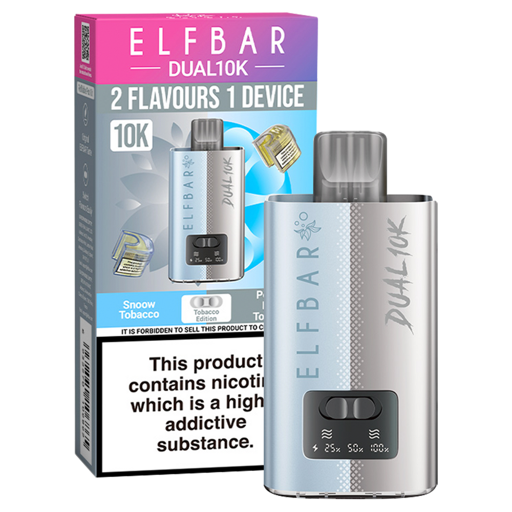 Elfbar Dual 10k Vape Kit Tobacco Edition