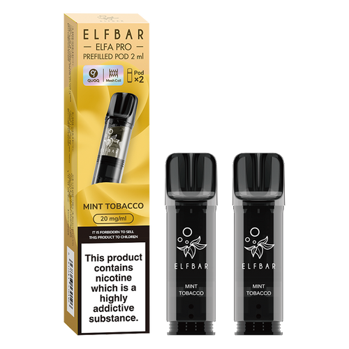 Mint Tobacco Elfbar Elfa Pro Pods