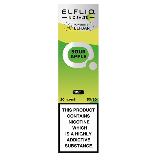 Sour Apple Elfliq Nic Salt by Elf Bar - 10ml