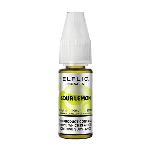 elfbar elfliq sour lemon nic salt 10ml