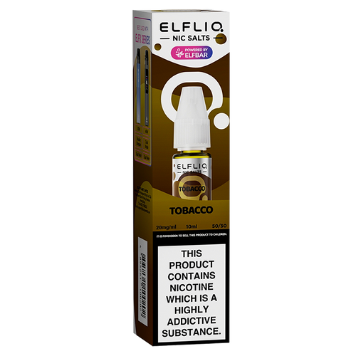 Tobacco Elfliq Nic Salt by Elf Bar - 10ml