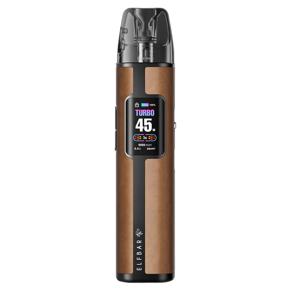 Elfbar Elfx Pro Classic Edition Vape Kit Cowboy Brown 