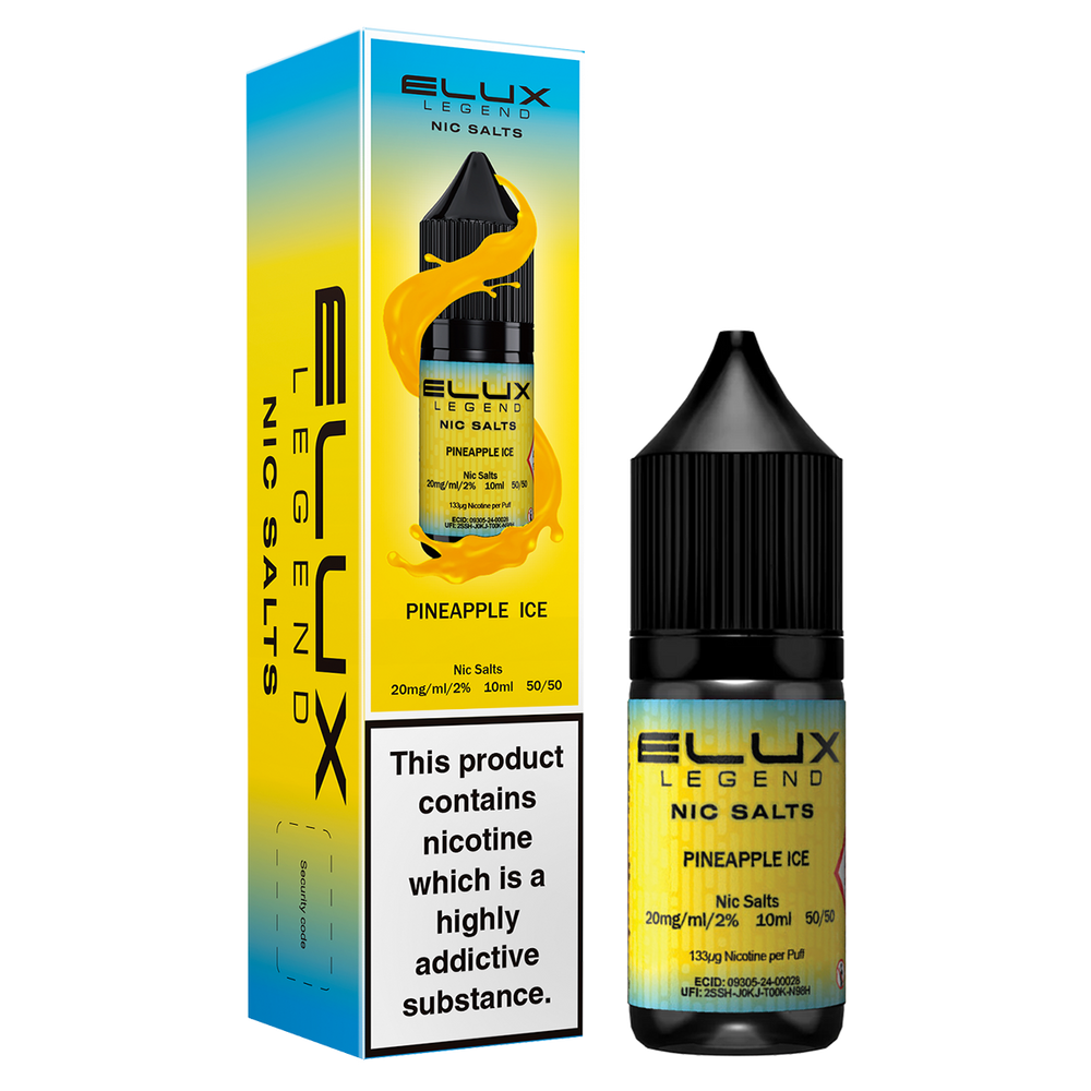 Pineapple Ice Nic Salt by Elux 10ml