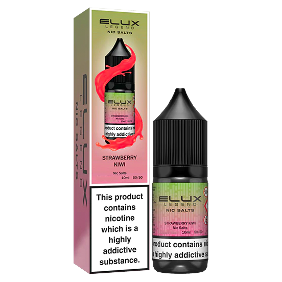 Strawberry Kiwi Nic Salt by Elux 10ml