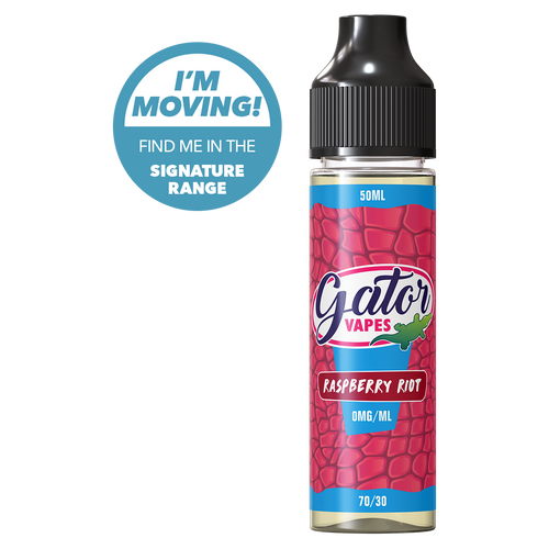 Gator Vapes Raspberry Riot Short Fill - 50ml