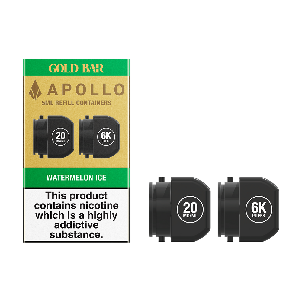 Watermelon Ice Gold Bar Apollo Refills