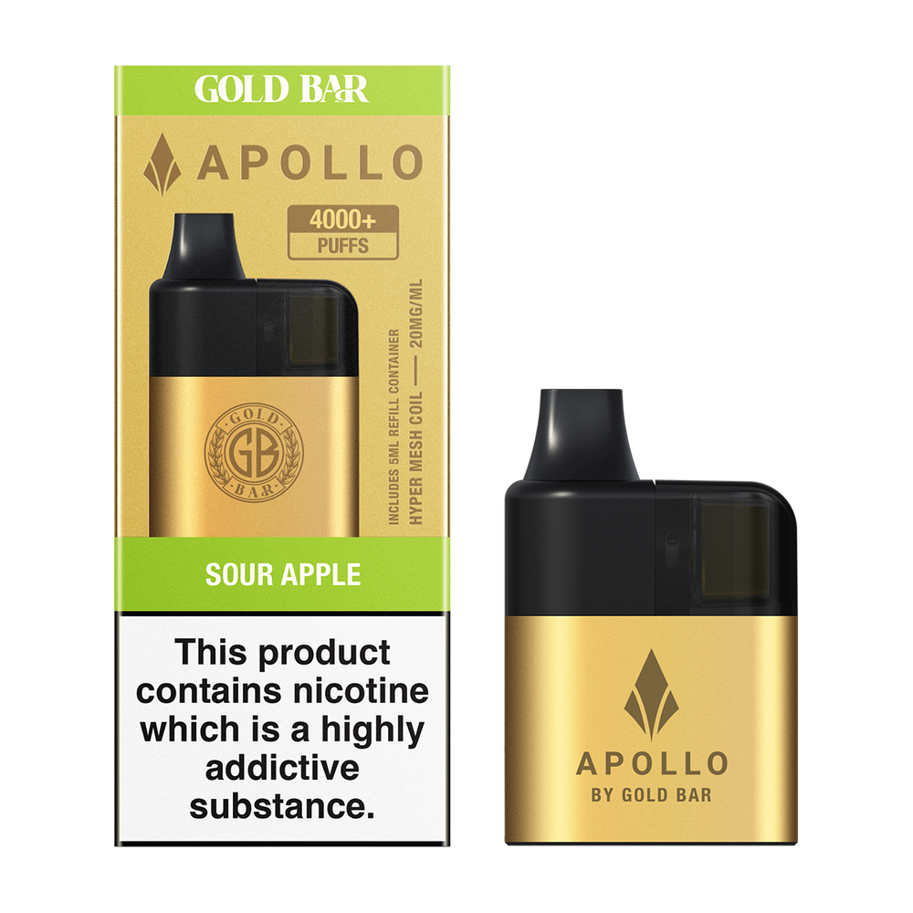 Gold Bar Apollo AIO Kit Sour Apple