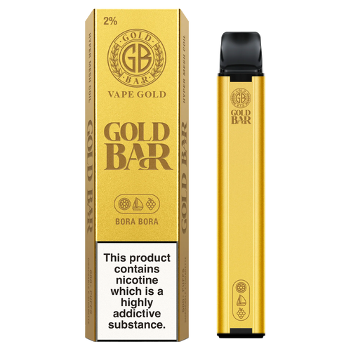 Bora Bora Gold Bar 600 Disposable Vape