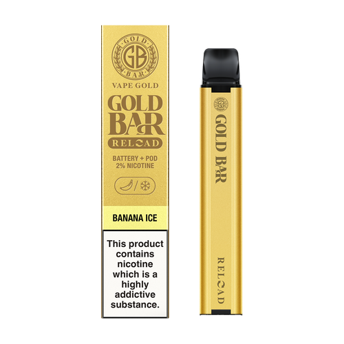 Banana Ice Gold Bar Reload Prefilled Pod Kit Banana Ice