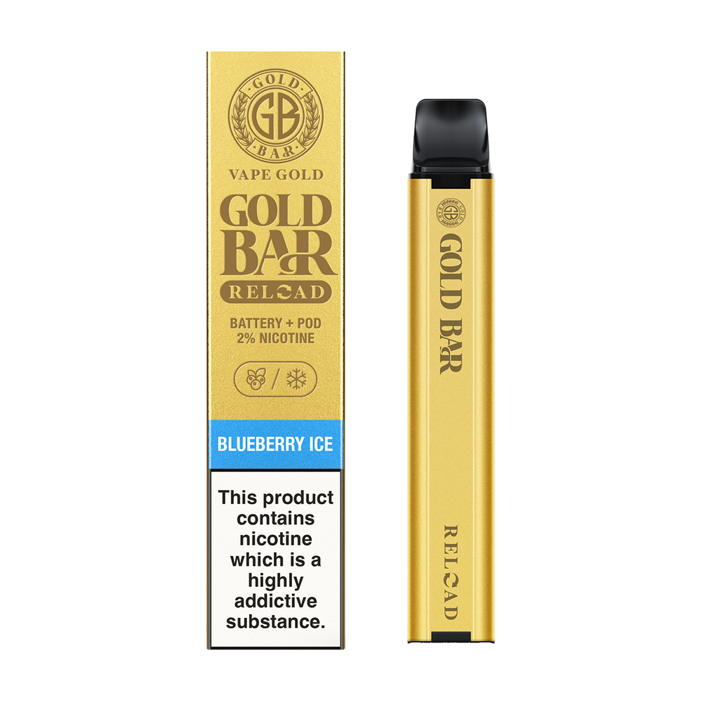 Blueberry Ice Gold Bar Reload Prefilled Pod Kit Blueberry Ice