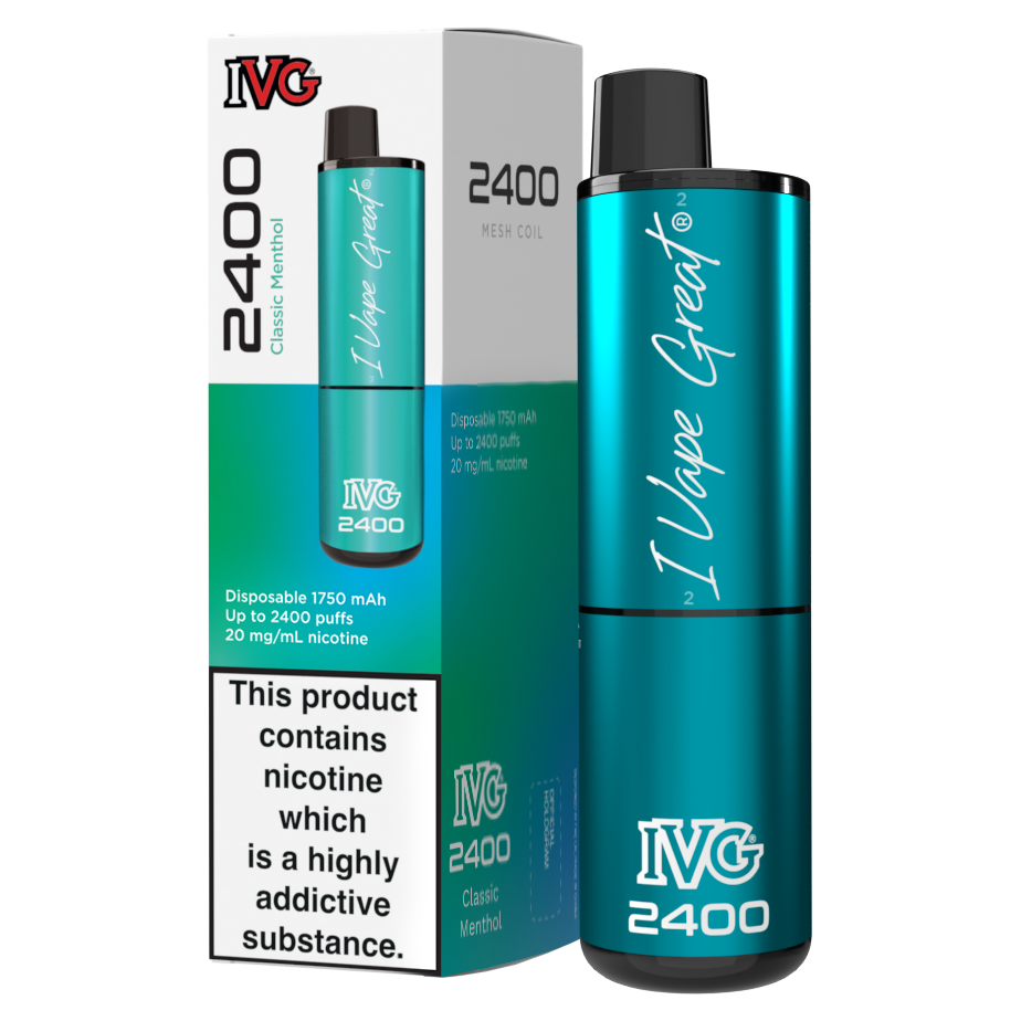 Classic Menthol IVG 2400 Disposable Vape