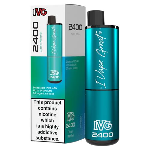 Classic Menthol IVG 2400 Disposable Vape