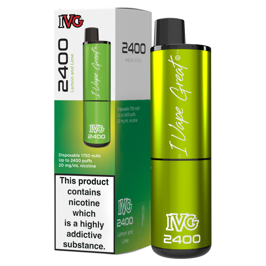 Lemon and Lime IVG 2400 Disposable Vape