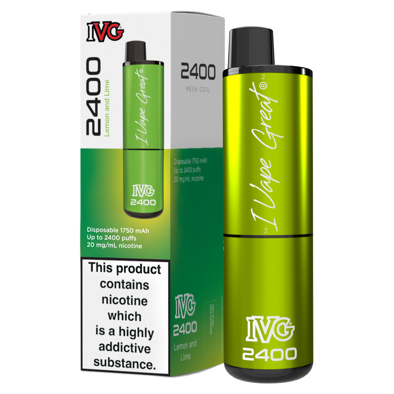 Lemon and Lime IVG 2400 Disposable Vape