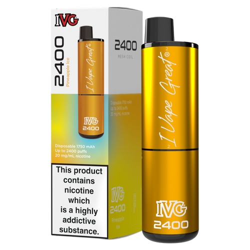 Pineapple Ice IVG 2400 Disposable Vape