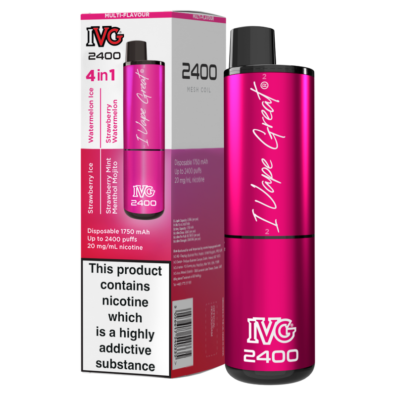 Pink Edition IVG 2400 Disposable Device